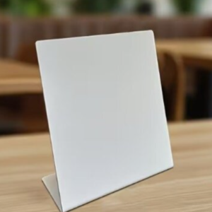 NFC bordje L-vorm groot - mat wit