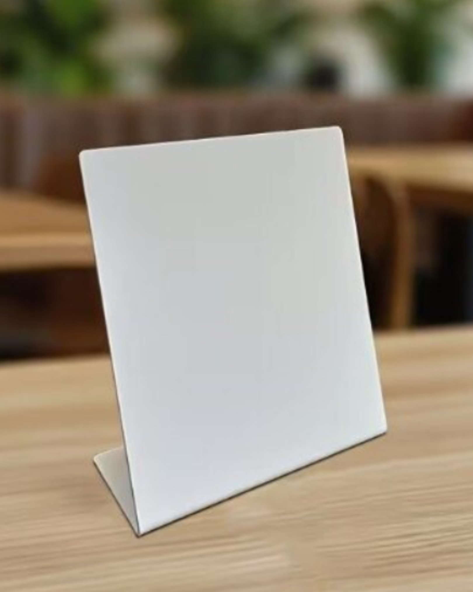 NFC bordje L-vorm groot - mat wit