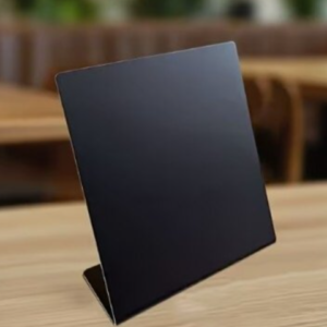 NFC bordje L-vorm groot - mat zwart