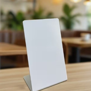 NFC bordje L-vorm klein - mat wit