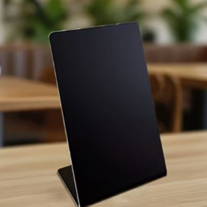 NFC bordje L-vorm klein - mat zwart